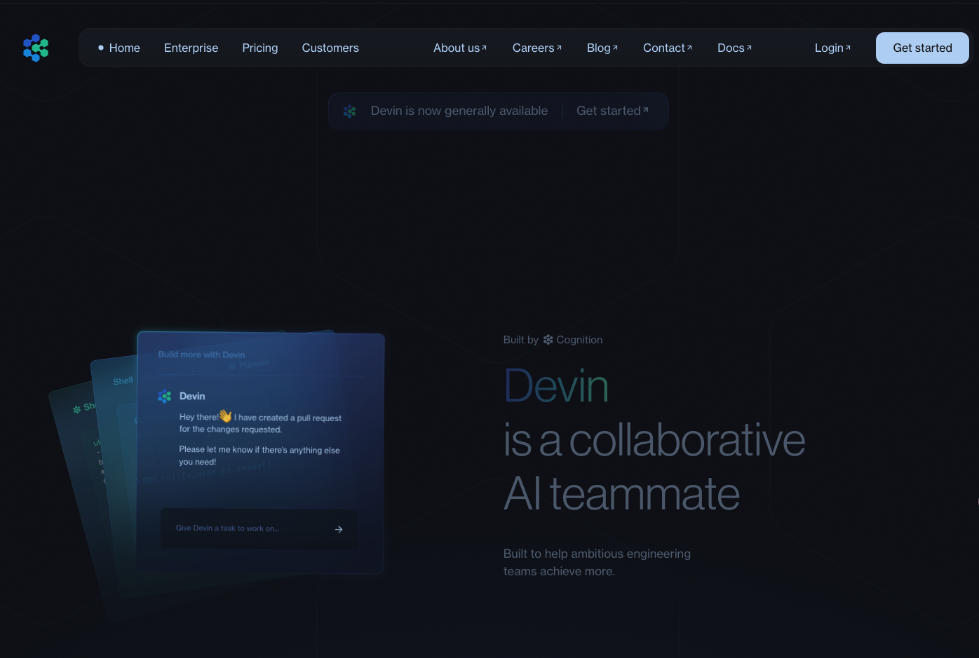 DEVIN - A Collaborative AI Teammate