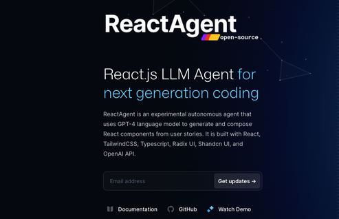 ReactAgent - React.js LLM Agent for next generation coding
